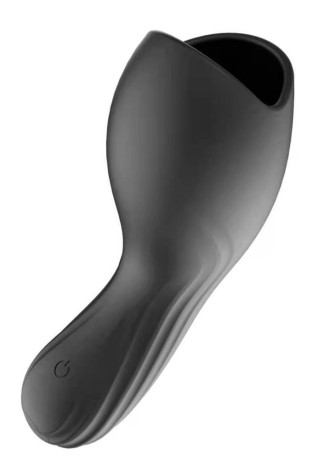 Masturbateur noir USB, 10 modes de vibration - MOC-020